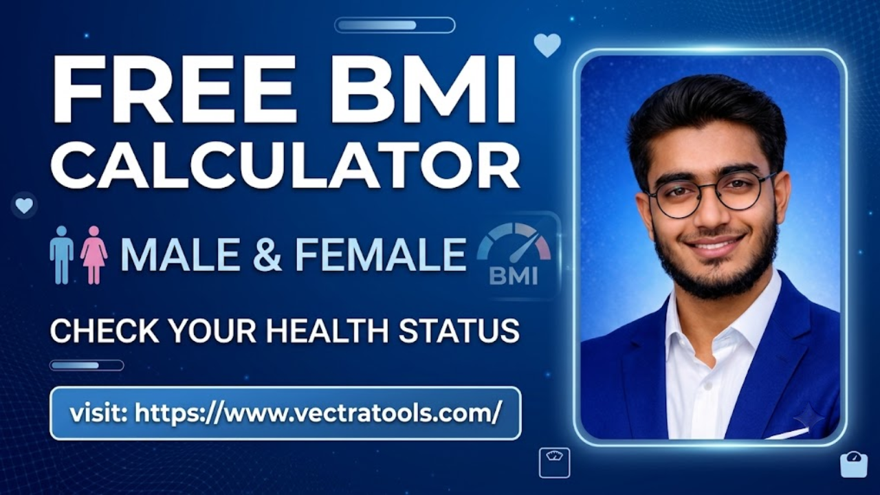 Free BMI Calculator Male and Female - VectraTools